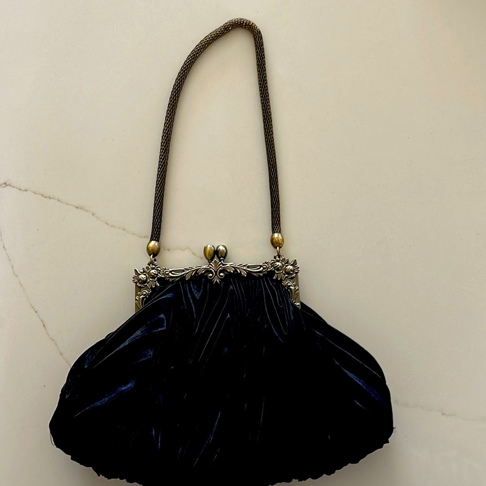 Vintage Black Evening Bag